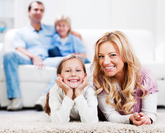 Regular Cleaning Services with family